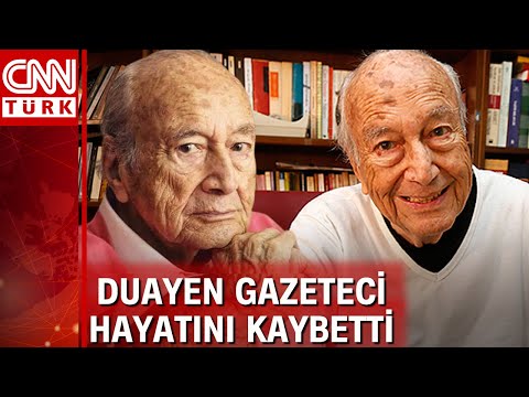 Gazeteci yazar Hıfzı Topuz hayatını kaybetti!