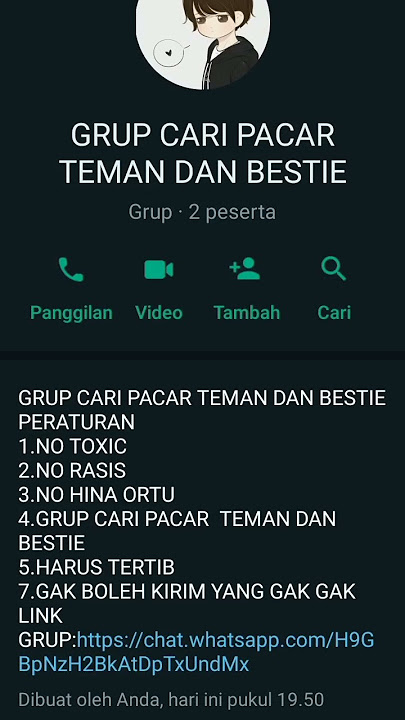 GRUP CARI PACAR DAN TEMAN
