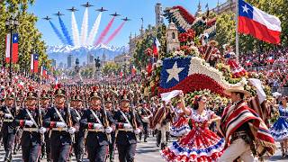 🇨🇱 Chile Goes HUGE! 🔥 Independence Day Parade 2026 | Massive Military & Cultural Celebration 4K