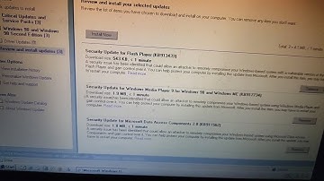 Other updates added on Windows Update Restored for Windows 98