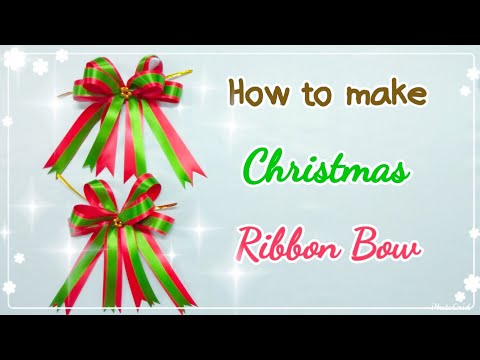 วีดีโอ: วิธีทำโบว์คริสต์มาส