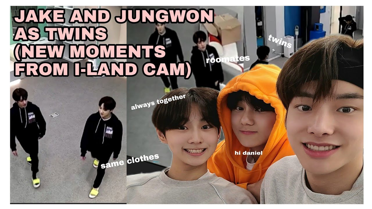 JAKE AND JUNGWON AS TWINS IN NEW I-LAND CAM (081920)