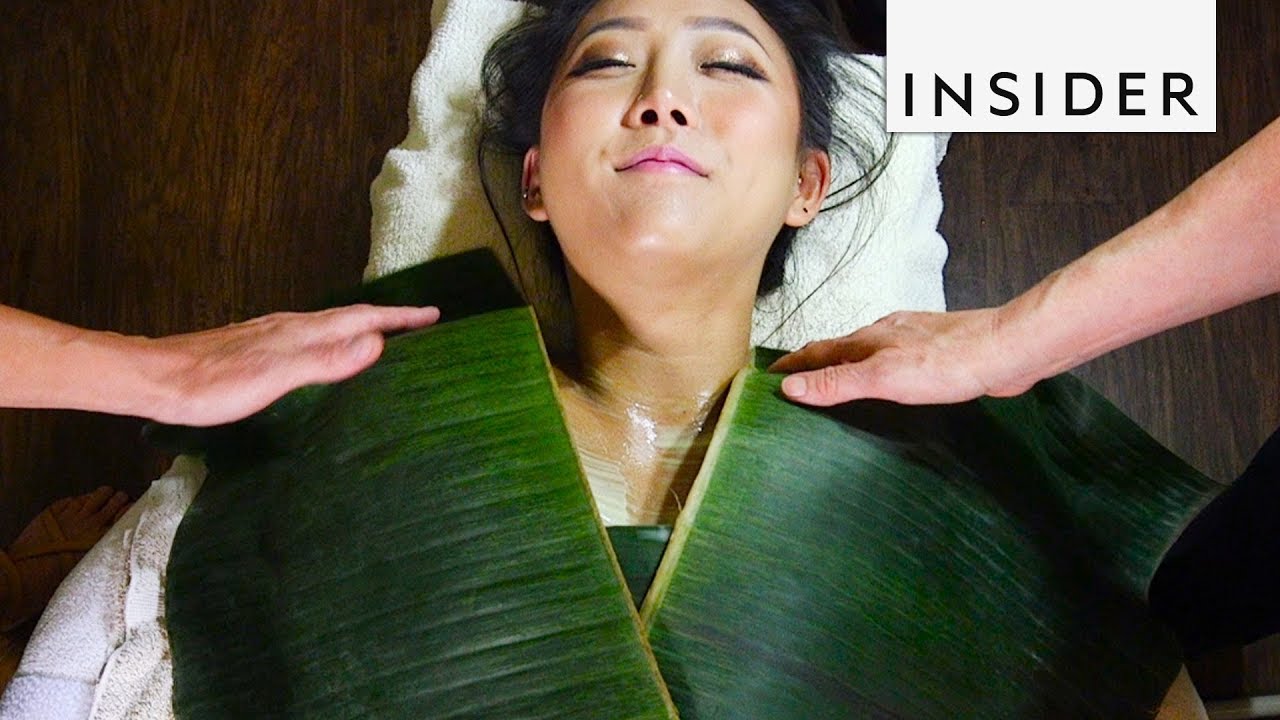 Spa Wraps You in Banana Leaves