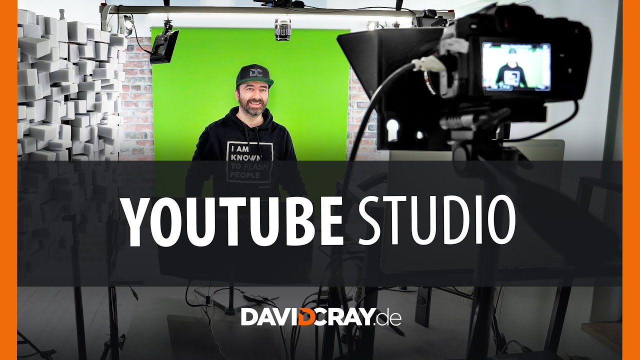 New YouTube Studio Setup 2021 – So gehts günstig und professionell | David Cray