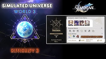 Simulated Universe World 3 | Difficulty 3 | Preservation Path [Honkai Star Rail]
