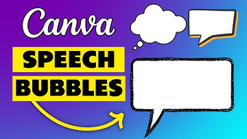 How to Add Speech Bubble in Canva