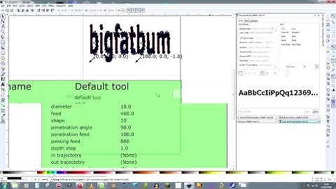 A quick HOW-TO make GCODE in INKSCAPE (for Andy)  :o)