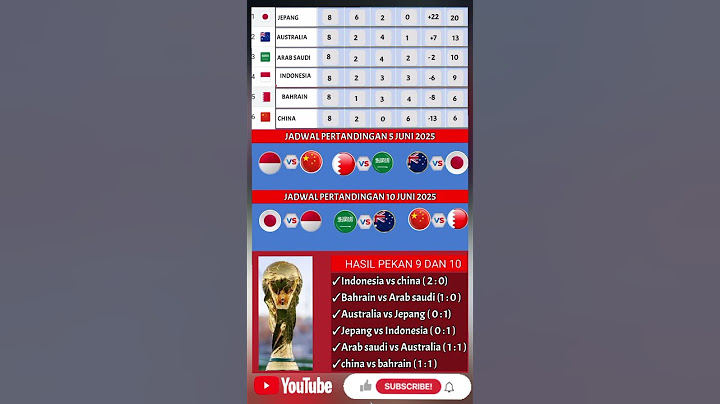Jadwal pertandingan Timnas Indonesia selanjutnya, Indonesia masih berpeluang lolos ke piala dunia.