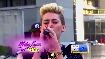 Miley Cyrus - We Can't Stop (Live on Good Morning America, GMA)