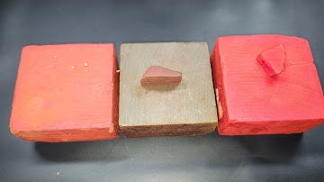 Dyed Chalk Blocks I Fresh Chalk Blocks I ASMR I Oddly Satisfying #asmr #fyp #oddlysatisfying 