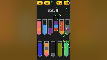 😲 Level 68 😱 | Hard Level | Water Sort Puzzle Game | Brain Boosting Games | #34 Videos For Channel.