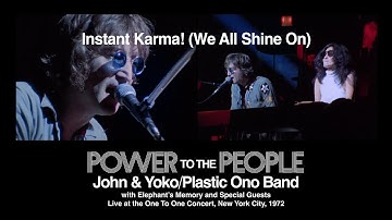 Instant Karma! (We All Shine On) (live) - John & Yoko/Plastic Ono Band with Elephant