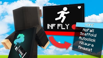 infinite flying on hypixel with vape v4...
