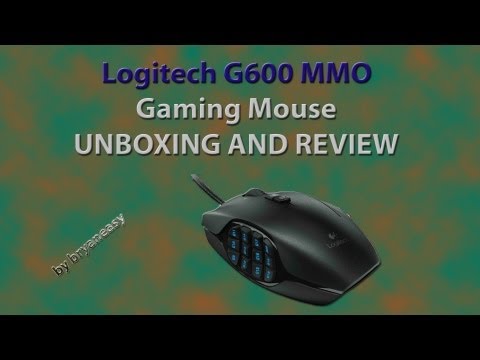 Logitech G600 Unboxing and Review (Best Gaming Mouse for WoW)