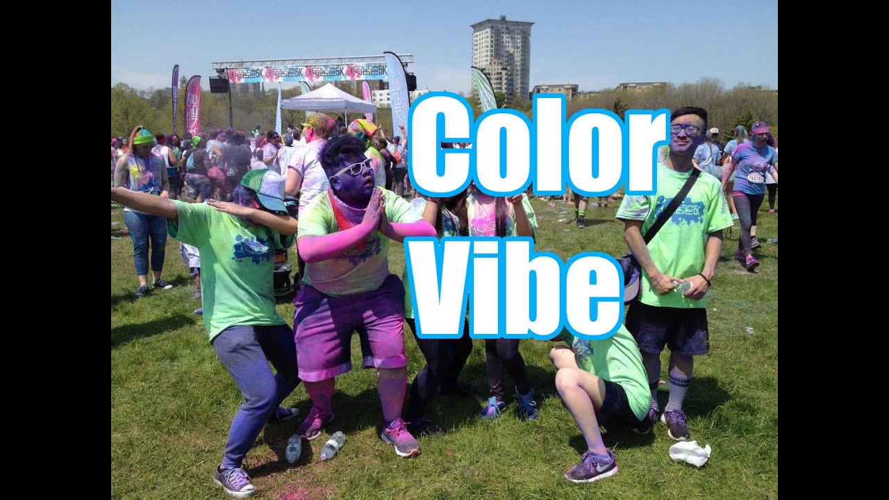 Color Vibe 5K Event Vlog - (Volunteer Pov) - YouTube