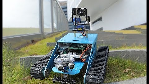 Raspberry Pi G1 Tank First Trial Video