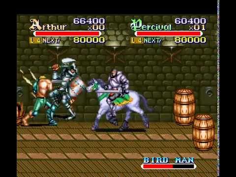 Knights of the Round SNES 2 player 60fps 