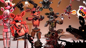 Every Foxy in a nutshell animated