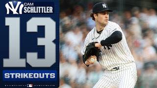 Cam Schlittler sets a new CAREER HIGH with 13 strikeouts for the Yankees! 😤(AL best 1.71 ERA!)