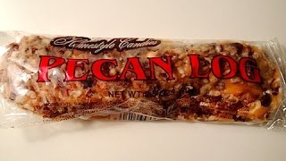 David tries pecan log candy Wealth
