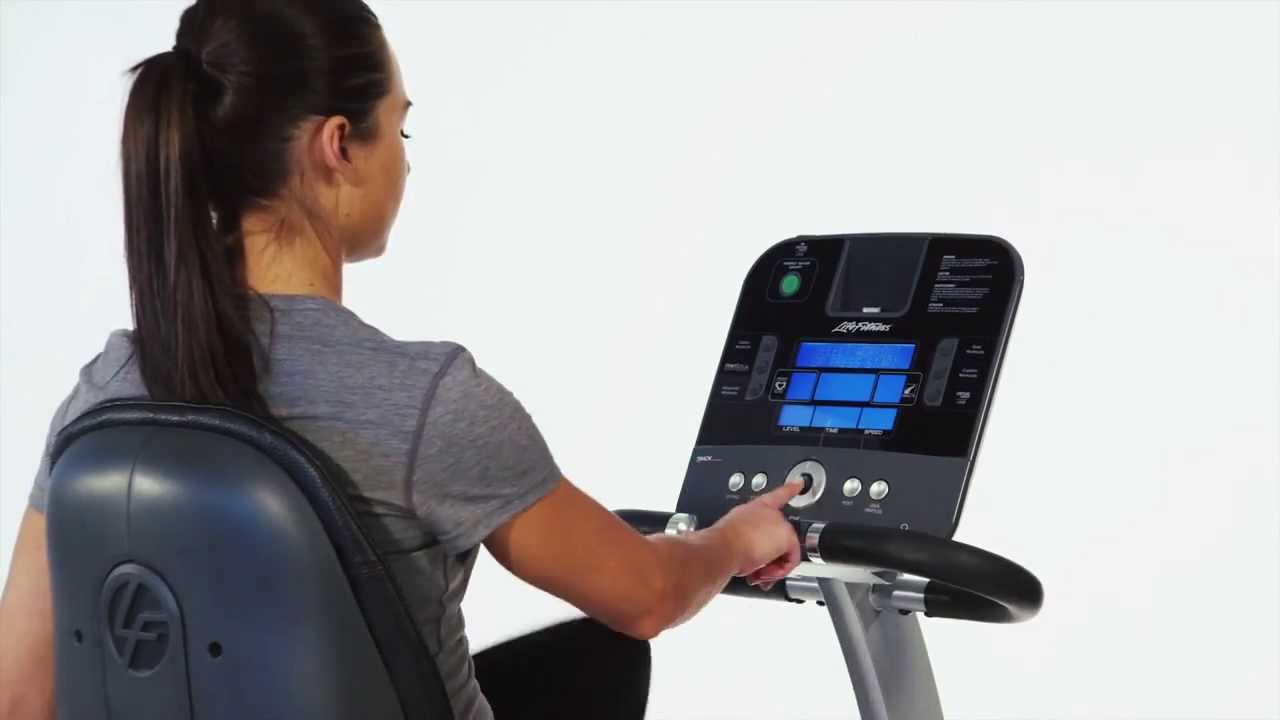 Life Fitness R3 Recumbent Lifecycle Exercise Bike Fitness Direct Youtube