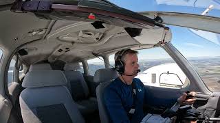 Flight to Hollister for a SureFly electronic ignition installation and post annual flight