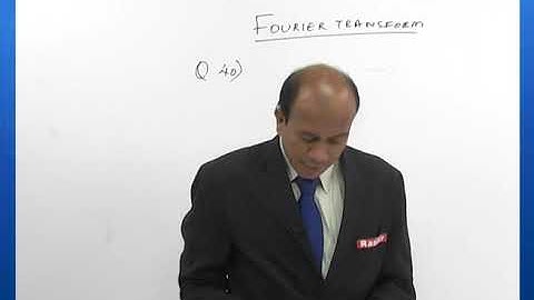 Fourier Transform Problems | Signals and Systems | GATE 2023 | Dr. S. P. Venu Madhava Rao