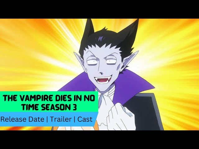 The Vampire Dies in no Time: 2ª temporada chega à Crunchyroll