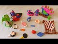 Diy how to make miniture village life mini kitchenpots,Firestone,mixi,pan,plate,jug,glass with clay