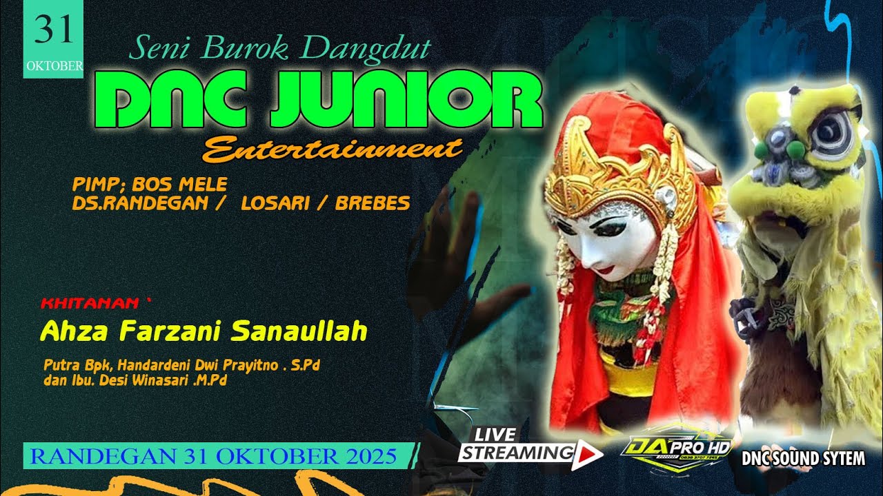 LIVE // DNC JUNIOR // JUM;AT 31 OKTOBER 2025 // DS. RANDEGAN