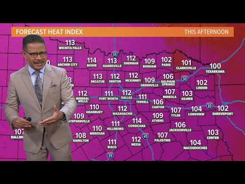 DFW weather: Excessive heat persists Friday heading into the weekend ...