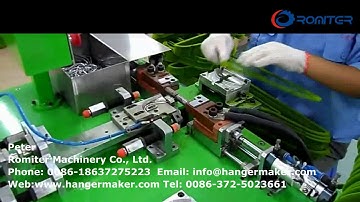 Manual Metal Hook Putting and Plastic Hanger Inserting Machine