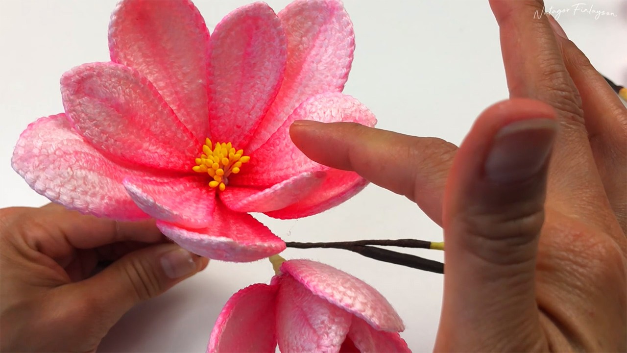 Вязаный Крючком Цветок Магнолии: Пошаговое Руководство