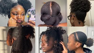 2024~💖✨Easy and Elegant Natural 4C hairstyles  #4cnaturalhair #naturalhair