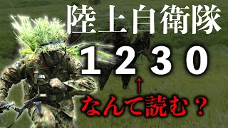 Weird way counting number in Japan Ground Self Defense Force - YouTube