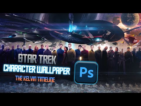 Creating a Star Trek Character Wallpaper in Photoshop (Kelvin Timeline)