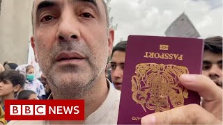 Afghanistan conflict: British passport holders trying to get home - BBC News