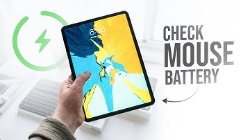 How to Check My Mouse Battery on iPad (tutorial)