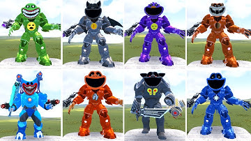 EVOLUTION OF ALL MECHA TITAN SMILING CRITTERS POPPY PLAYTIME CHAPTER 3 In Garry