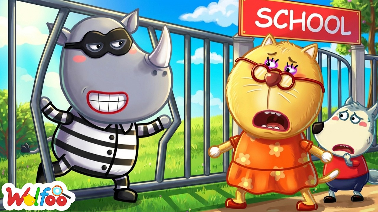 Stranger at School?! | Wolfoo Learns Safety Rules for Kids | Wolfoo Cartoon for Kids