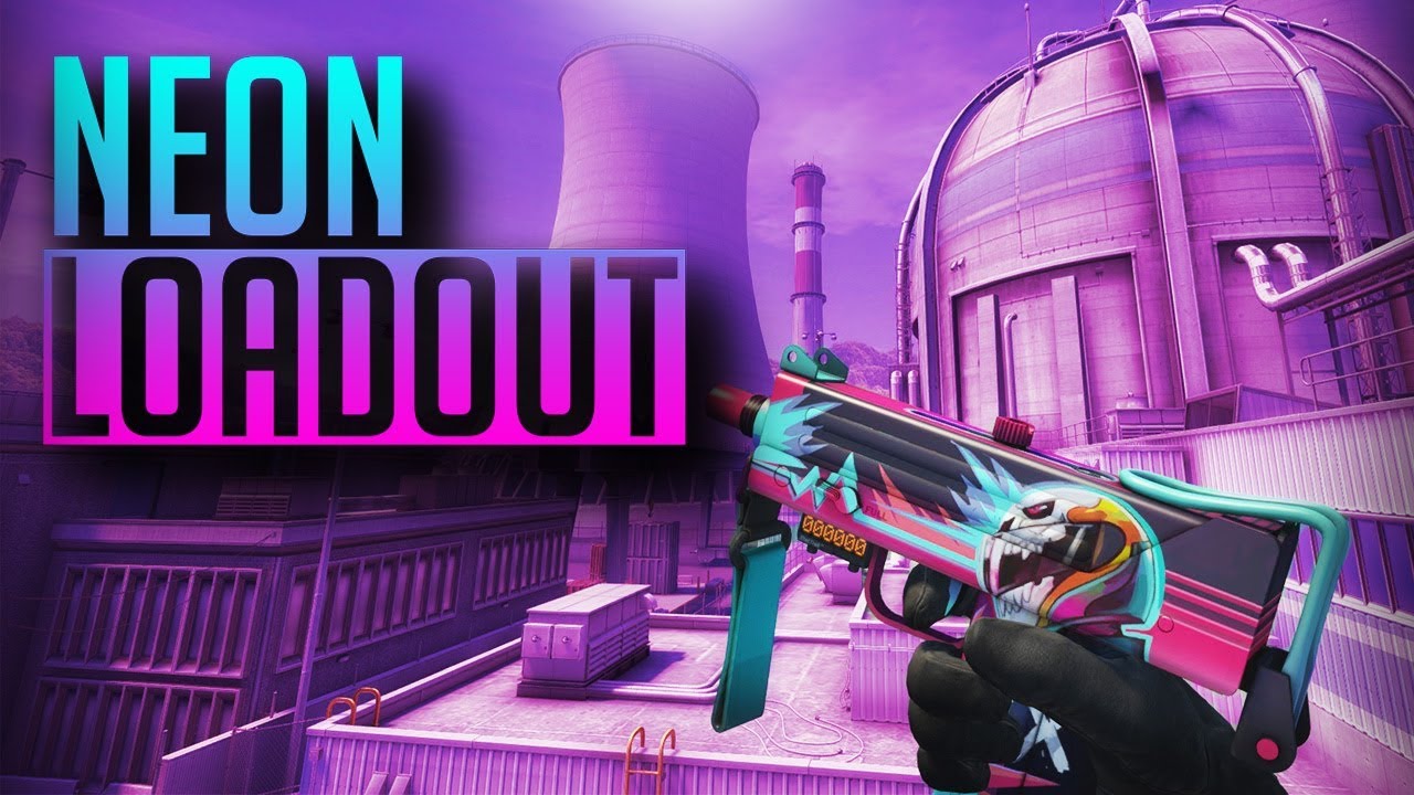 CS:GO - THE NEON LOADOUT! (80s loadout) - YouTube