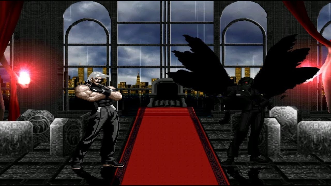 [KOF MUGEN] Flames Rugal B. VS Darkness Rozwel G. - YouTube
