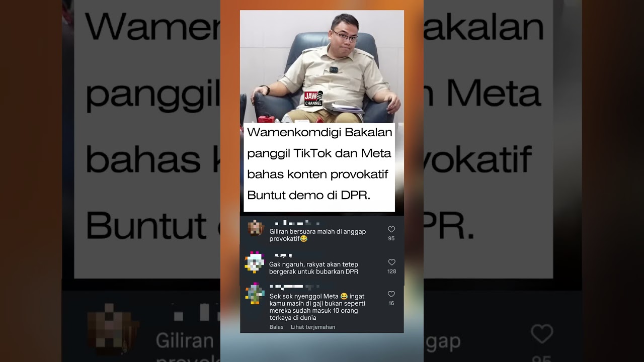 Wamenkomdigi Bakalanpanggil TikTok dan Meta bahas konten provokatif Buntut demo di DPR