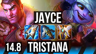 JAYCE vs TRISTANA (MID) | Legendary, Rank 11 Jayce | BR Challenger | 14.8