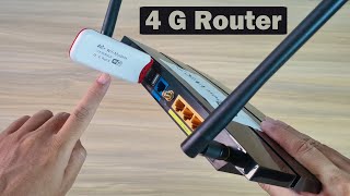 OpenWRT : Use your Router as a 4G Router