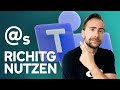 So funktionieren "@"-Erwähnungen in Teams richtig #microsoftteams #microsoft365