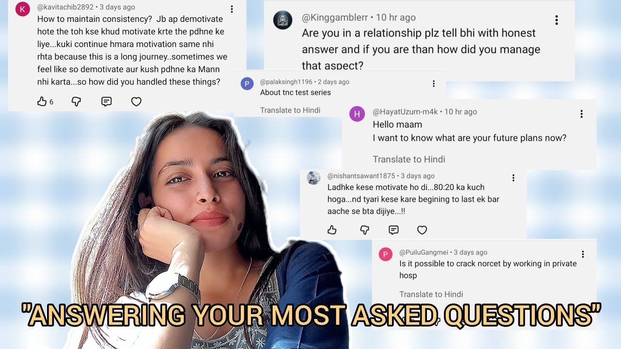 You asked I answered | My First Q&A💭