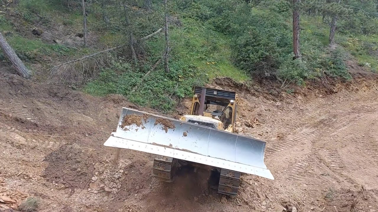 CAT D7 DOZER_YENİ YOL YAPIMI_NEW ROAD CONSTRUCTION_ORMAN CANAVARI_FOREST MONSTER