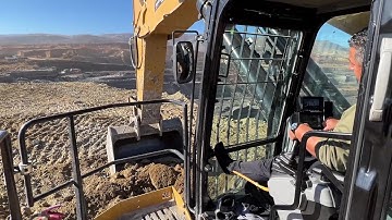Inside The Cabin Of The CAT 6015B Excavator – Loading 777C & 775E Dumpers - Sotiriadis/Labrianidis