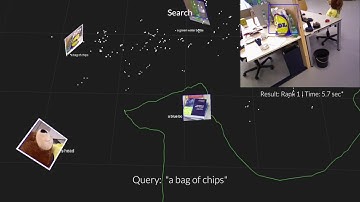 Dense Semantic Mapping & Object Search - TUM Dataset (Short)